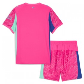 Maglia Manchester City Portiere Bambino 2025-26 Rosa